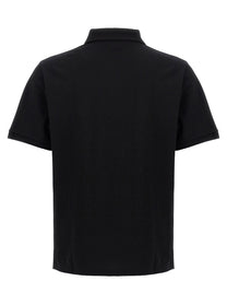 SAINT LAURENT - SAINT LAURENT - Logo embroidery polo shirt - Men’s Top
