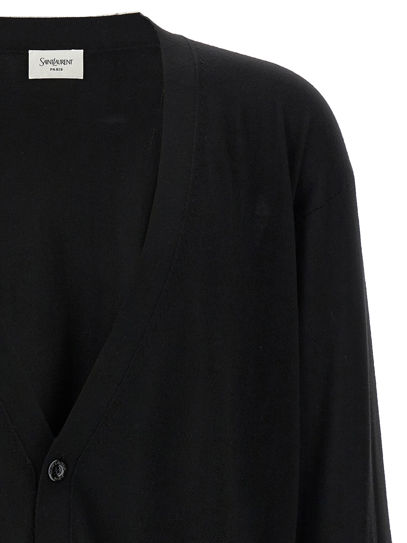 SAINT LAURENT - SAINT LAURENT - Wool cardigan - Men’s Knitwear