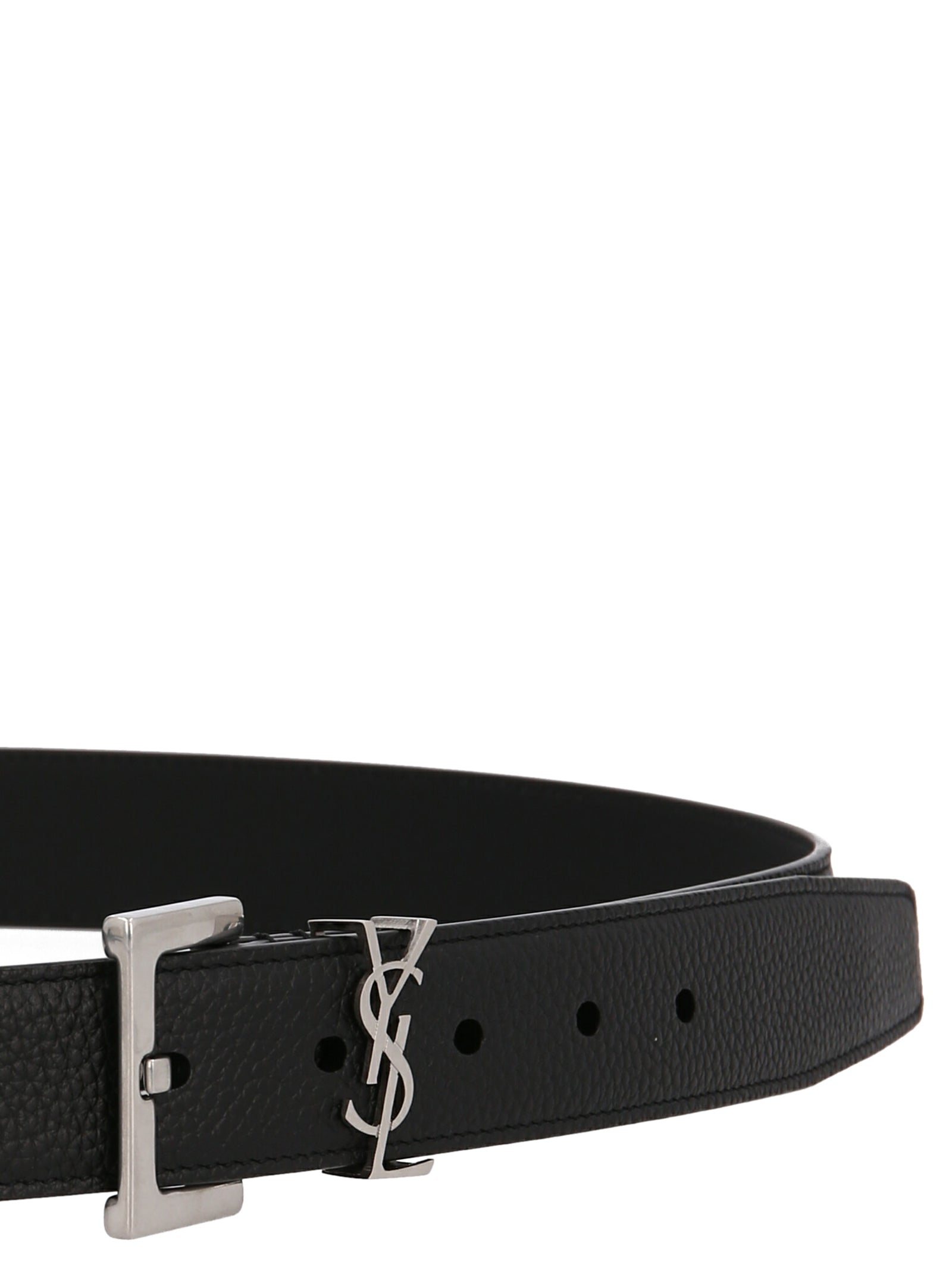 SAINT LAURENT - SAINT LAURENT - ’Monogram’ belt - Men’s Accessories