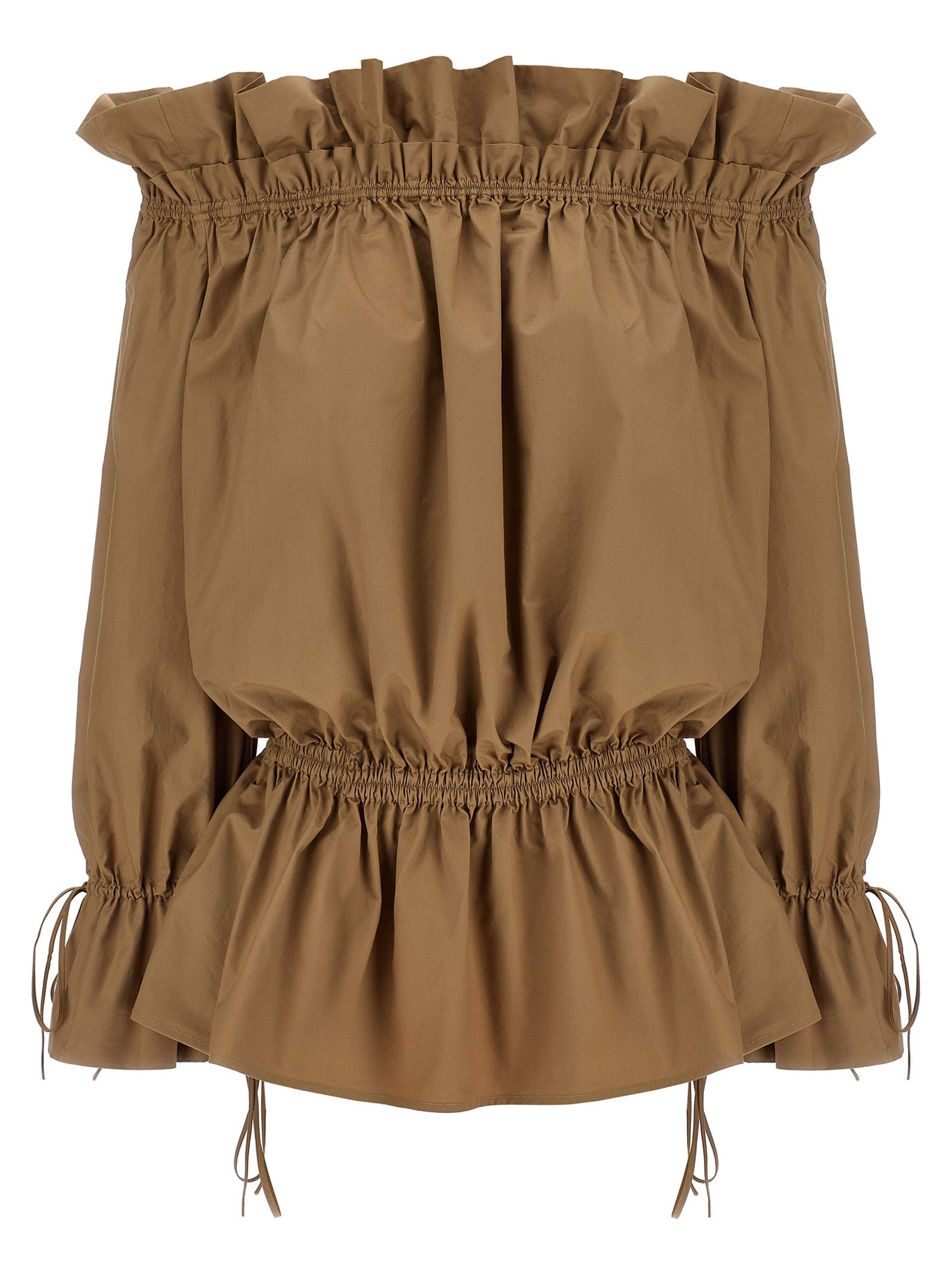 SAINT LAURENT - SAINT LAURENT - Curled dress - Women’s Clothing