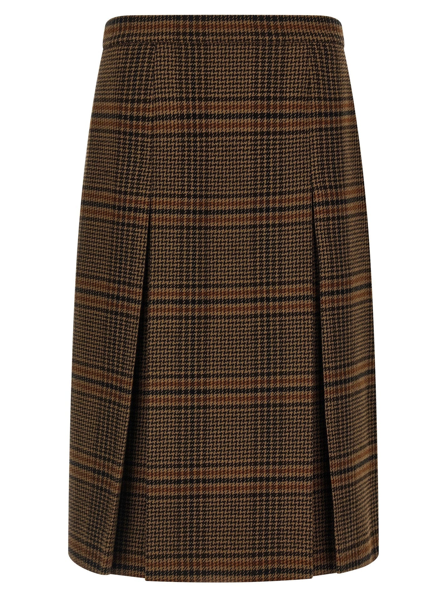 SAINT LAURENT - SAINT LAURENT - Prince of Wales skirt - Women’s Clothing