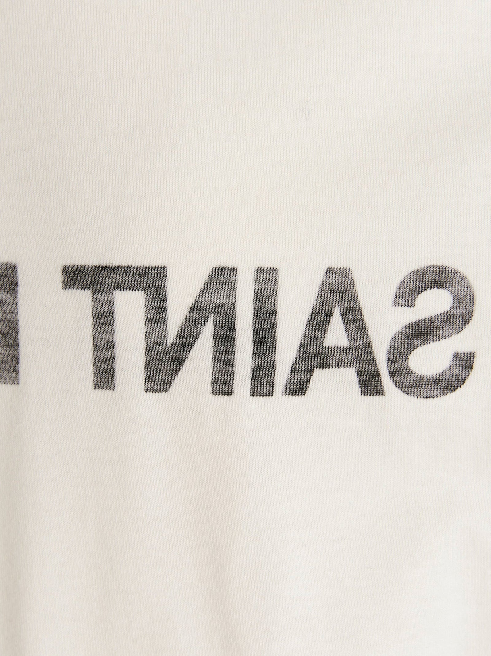 SAINT LAURENT - SAINT LAURENT - Logo print T-shirt - Men’s Tops