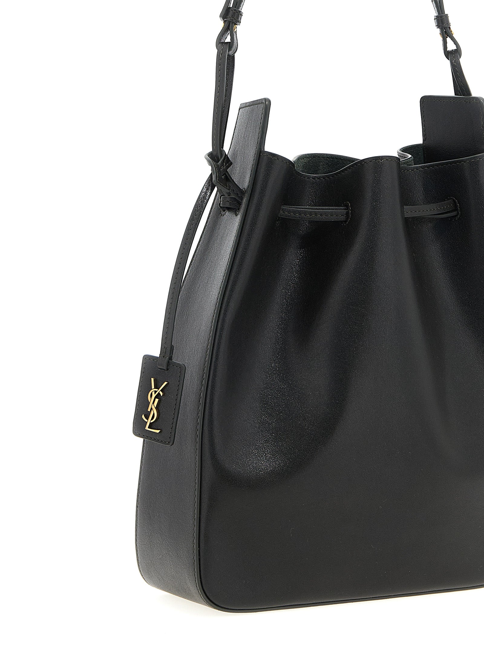 SAINT LAURENT - SAINT LAURENT - Large leather bucket bag - Women’s Bags