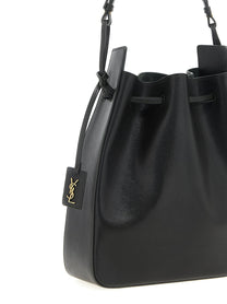 SAINT LAURENT - SAINT LAURENT - Large leather bucket bag - Women’s Bags