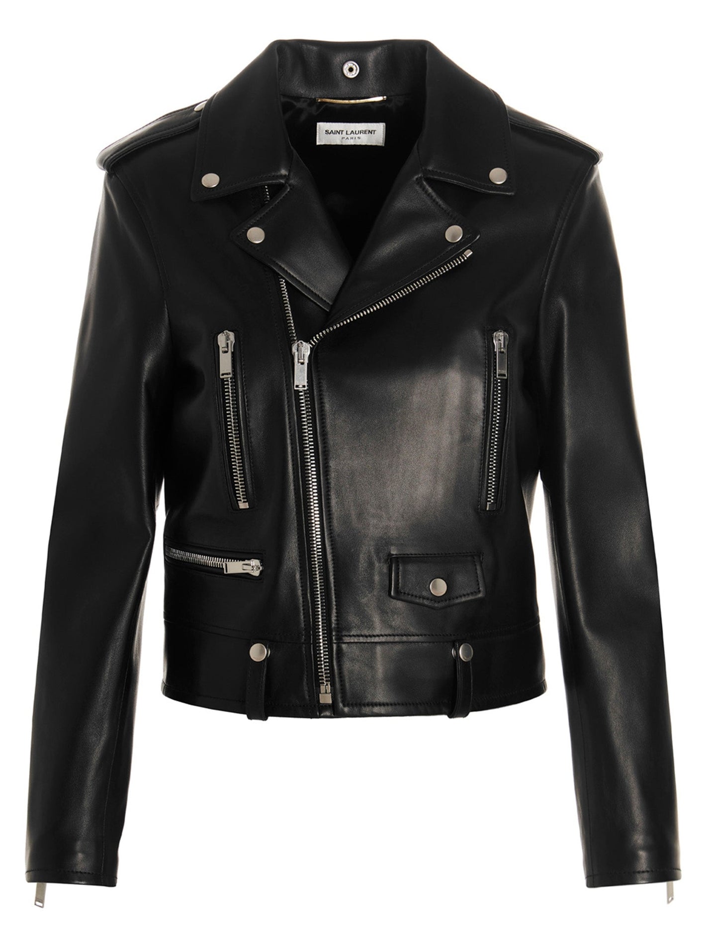 SAINT LAURENT - SAINT LAURENT - ’Motorcycle’ biker jacket - Women’s Outerwear