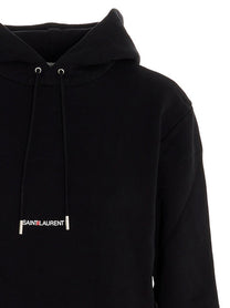 SAINT LAURENT - SAINT LAURENT - Logo print hoodie - Women’s Sweatshirts