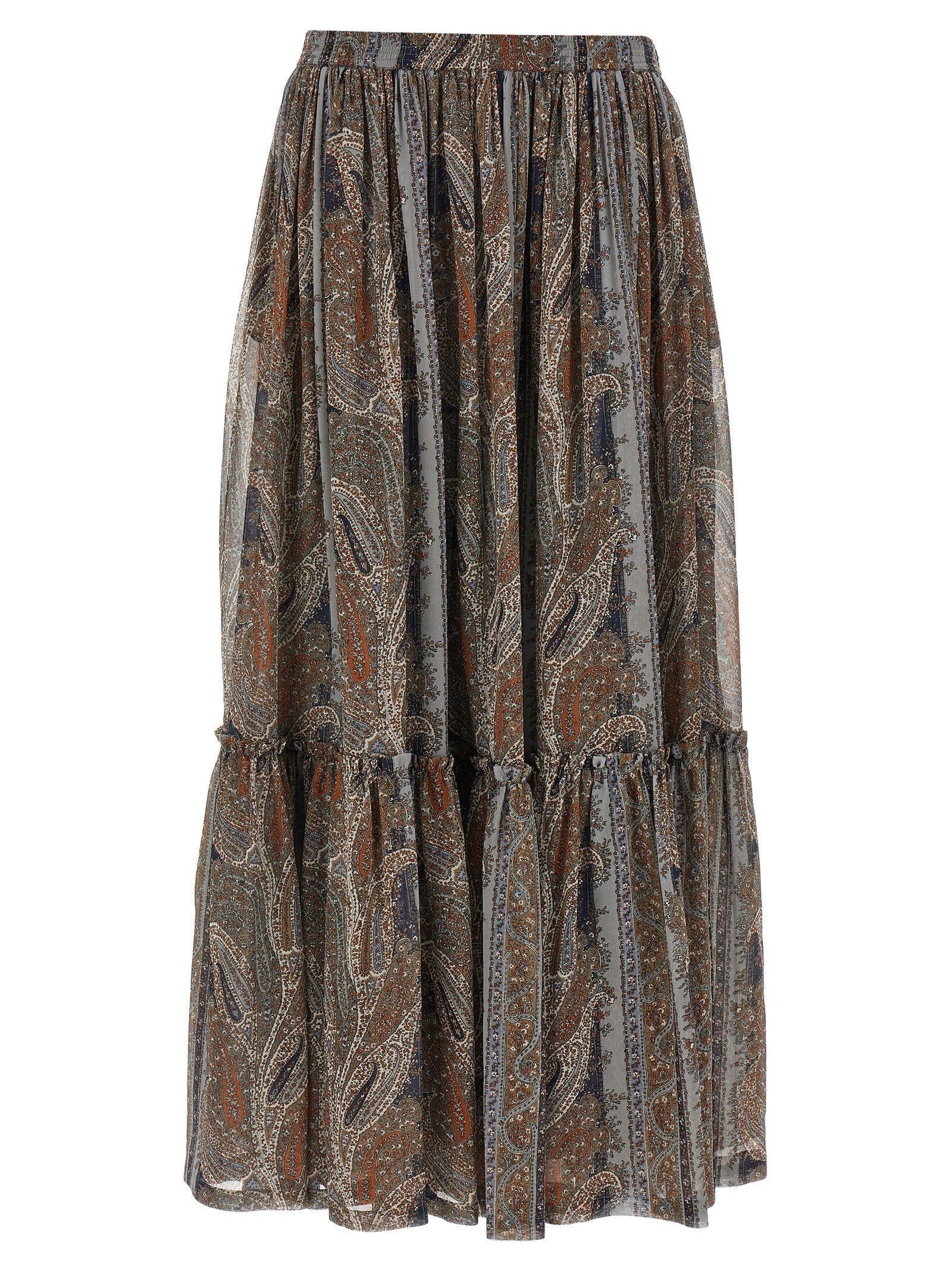 SAINT LAURENT - SAINT LAURENT - Paisley skirt - Women’s Clothing