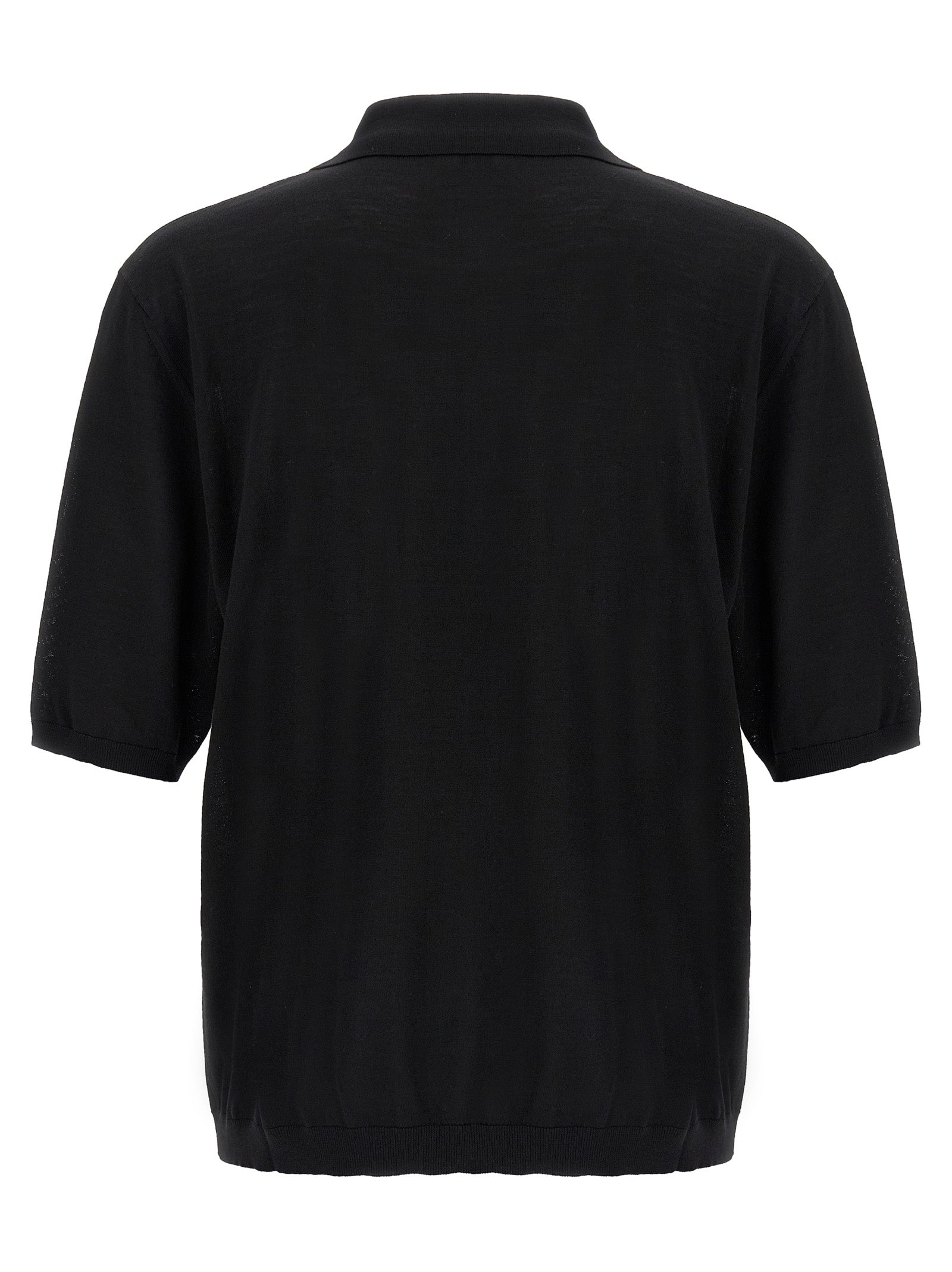 SAINT LAURENT - SAINT LAURENT - Wool polo shirt - Men’s Tops