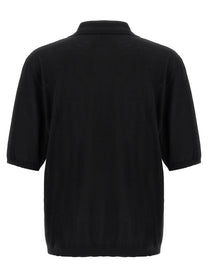 SAINT LAURENT - SAINT LAURENT - Wool polo shirt - Men’s Tops