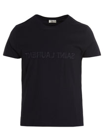 SAINT LAURENT - SAINT LAURENT - ’Saint Laurent reverse’ T-shirt - Men’s Tops