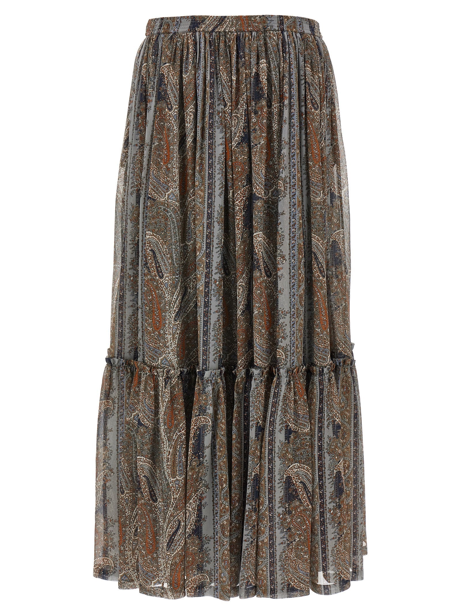 SAINT LAURENT - SAINT LAURENT - Paisley skirt - Women’s Clothing