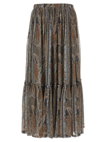 SAINT LAURENT - SAINT LAURENT - Paisley skirt - Women’s Clothing