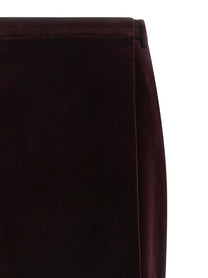 SAINT LAURENT - SAINT LAURENT - Velvet skirt - Women’s Bottoms