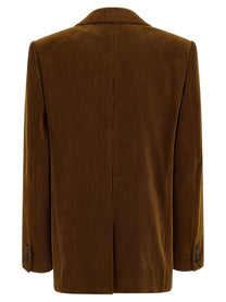 SAINT LAURENT - SAINT LAURENT - Corduroy blazer - Women’s Clothing