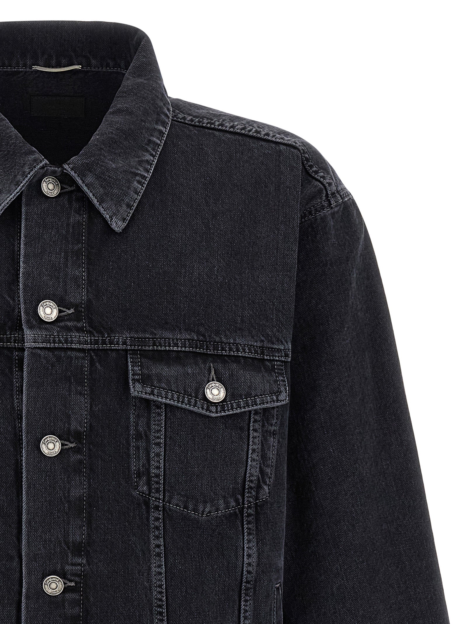 SAINT LAURENT - SAINT LAURENT - ’Trucker’ jacket - Men’s Outerwear