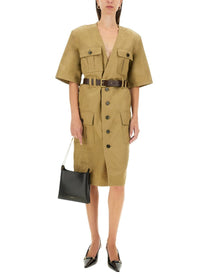 Saint Laurent - Saint Laurent ’Saharienne’ Dress - Women’s Clothing