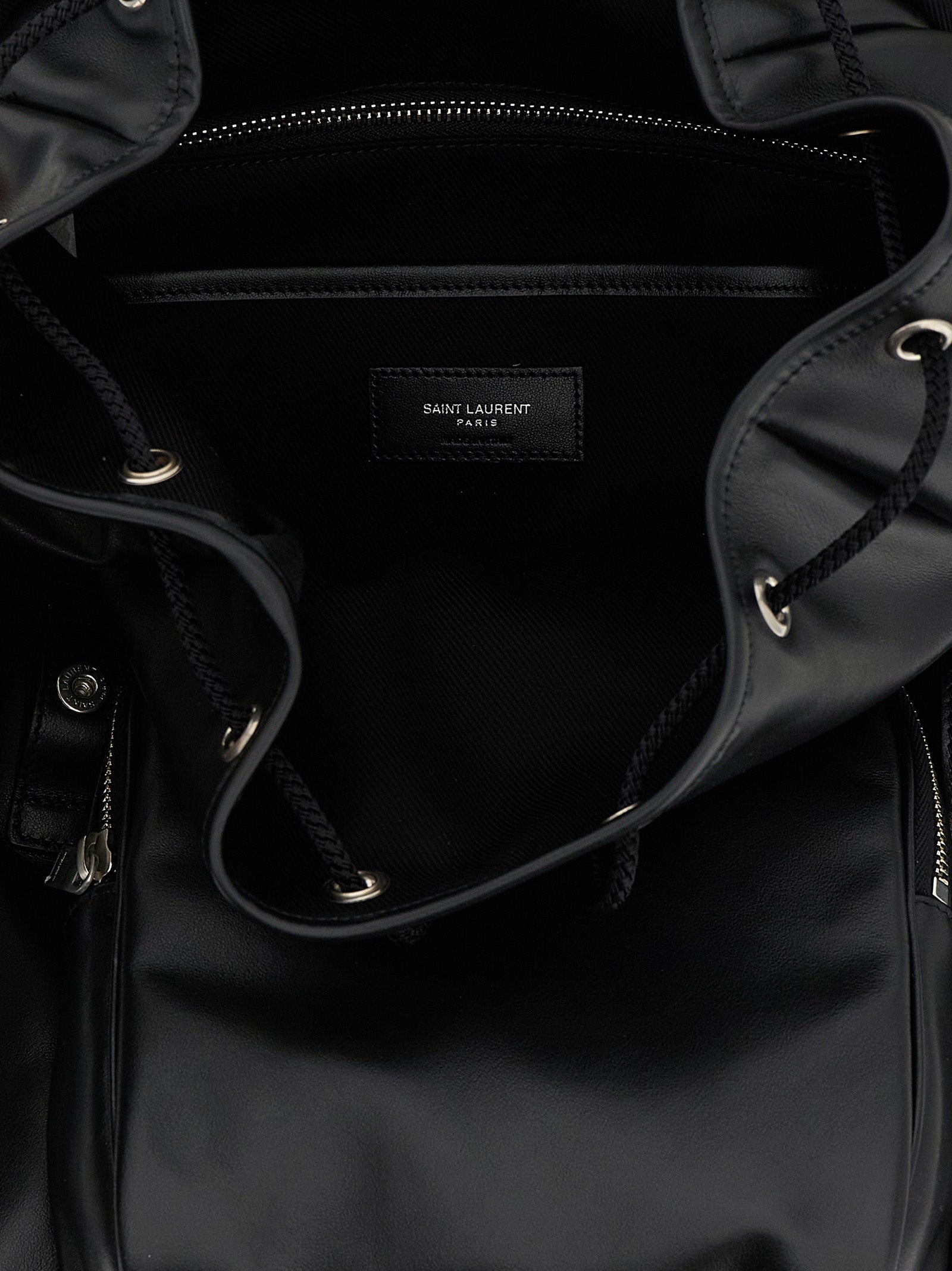 SAINT LAURENT - SAINT LAURENT - Leather backpack - Men’s Bags
