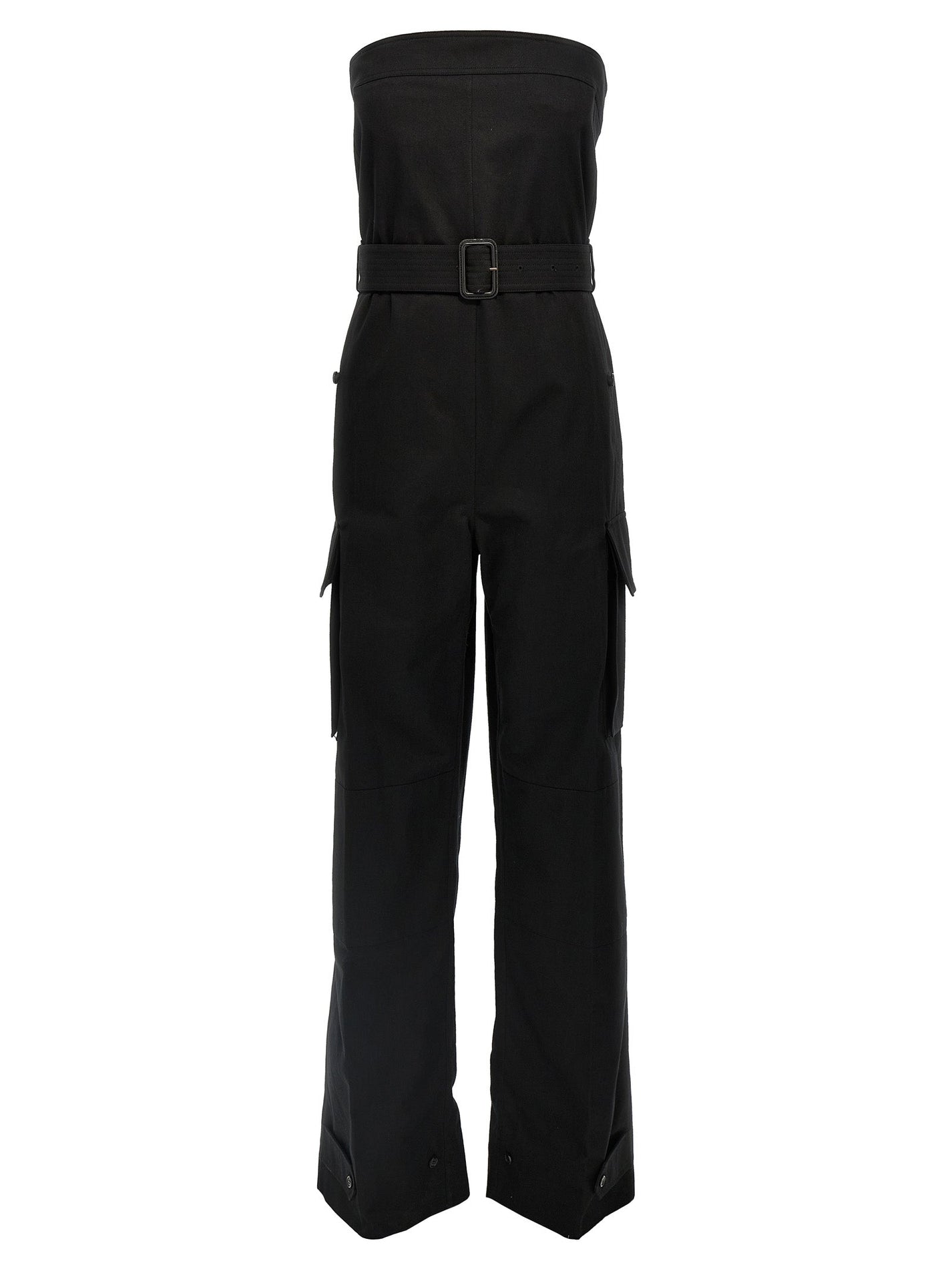 SAINT LAURENT - SAINT LAURENT - ’Cassandre’ bustier jumpsuit - Women’s Tops