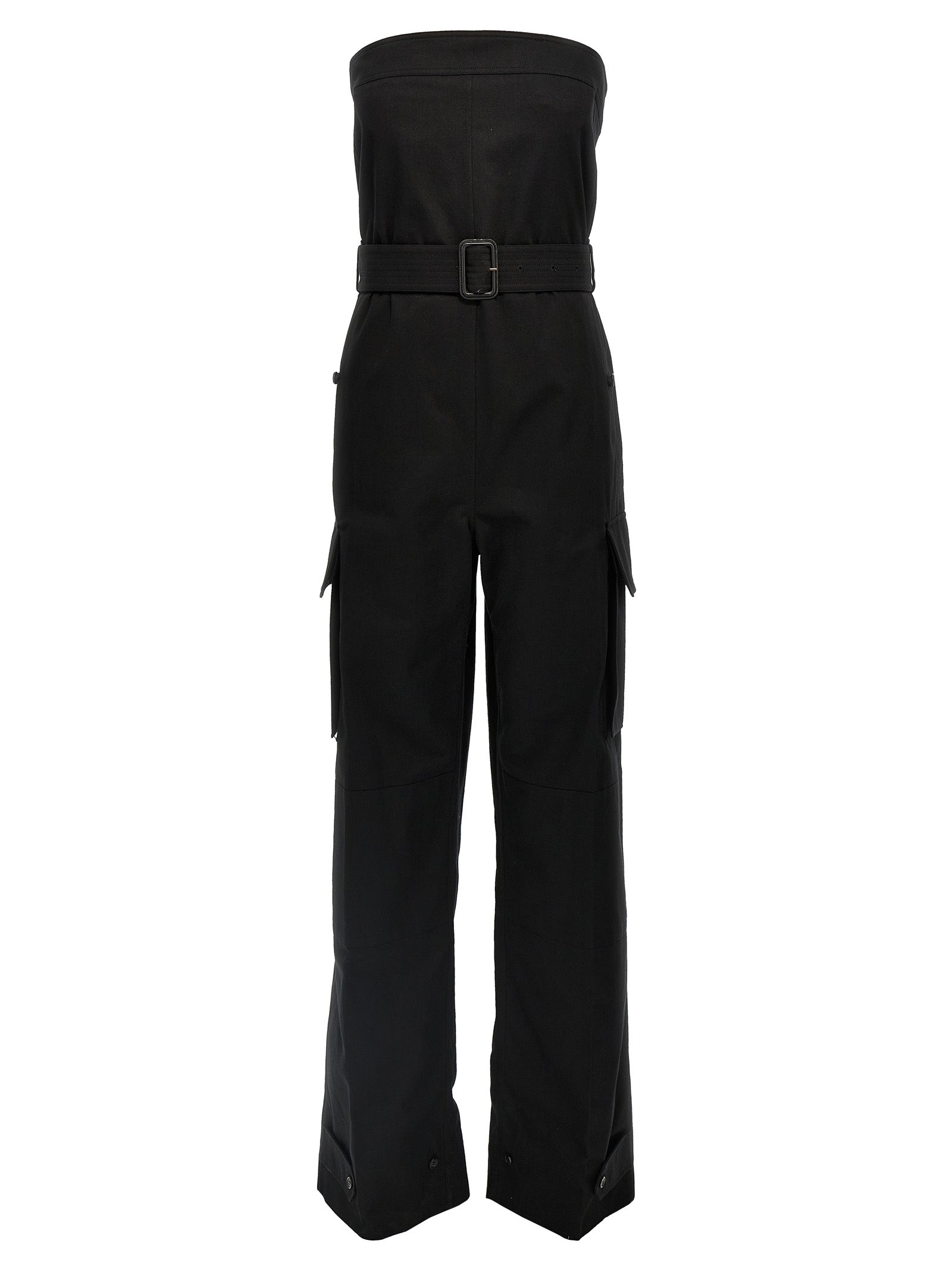 SAINT LAURENT - SAINT LAURENT - ’Cassandre’ bustier jumpsuit - Women’s Tops