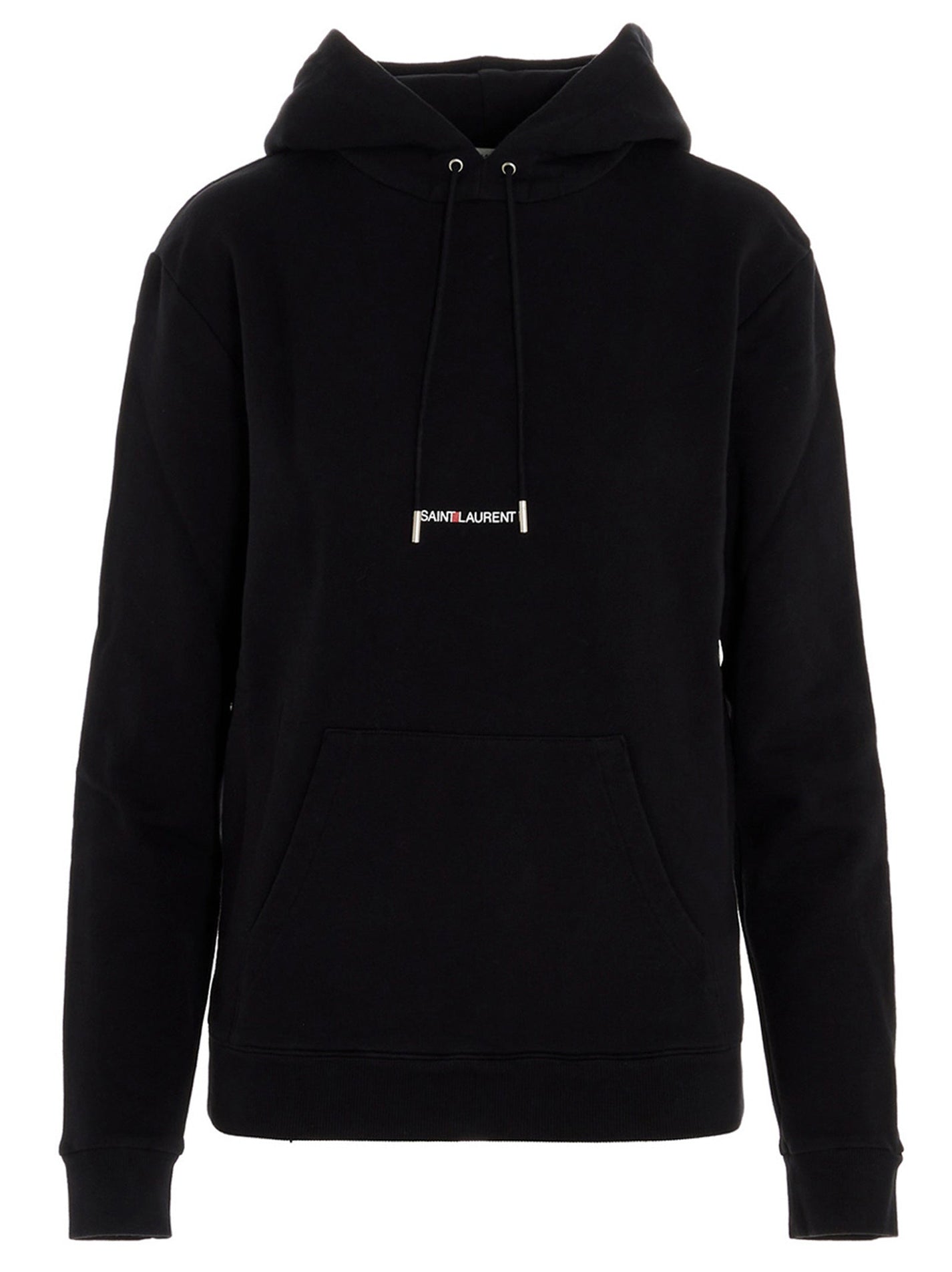 SAINT LAURENT - SAINT LAURENT - Logo print hoodie - Women’s Sweatshirts
