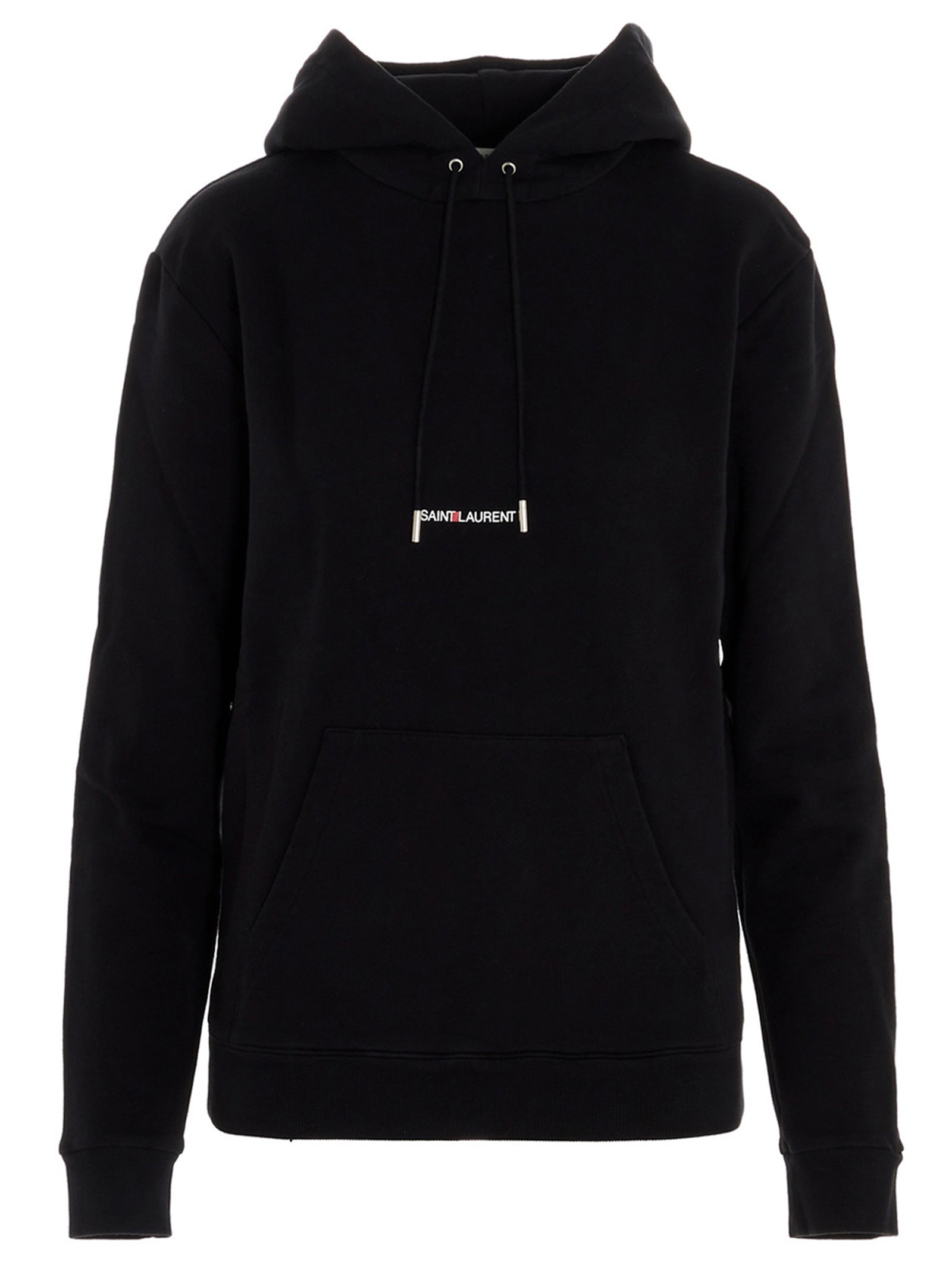 SAINT LAURENT - SAINT LAURENT - Logo print hoodie - Women’s Sweatshirts