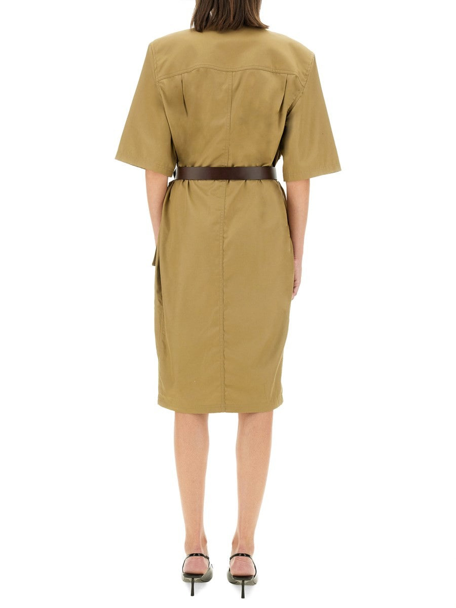 Saint Laurent - Saint Laurent ’Saharienne’ Dress - Women’s Clothing