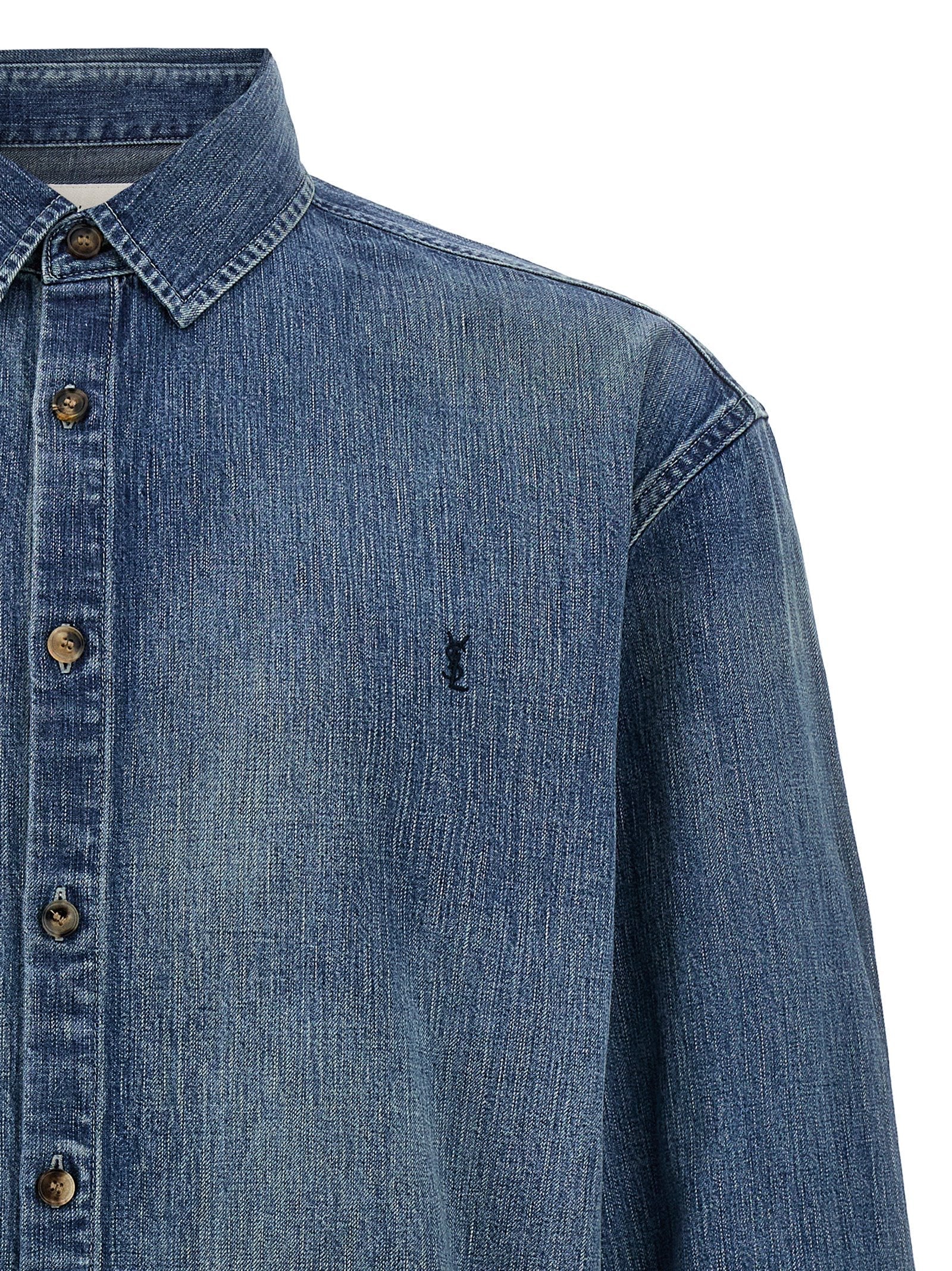 SAINT LAURENT - SAINT LAURENT - Cassandre shirt - Men’s Tops
