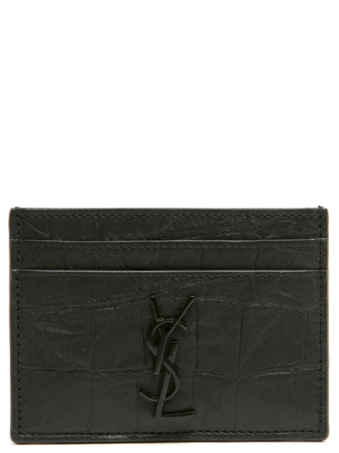 SAINT LAURENT - SAINT LAURENT - ’Cassandre’ card holder - Men’s Accessories