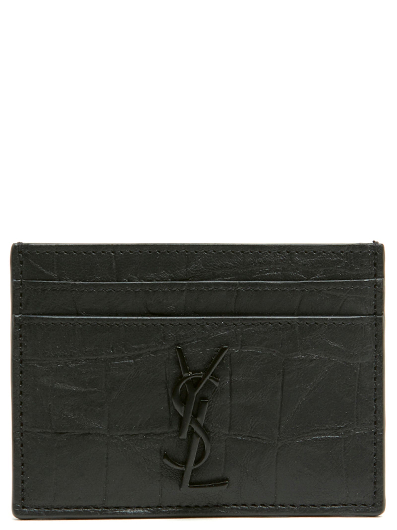 SAINT LAURENT - SAINT LAURENT - ’Cassandre’ card holder - Men’s Accessories