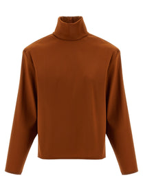 SAINT LAURENT - SAINT LAURENT - Structured shoulder sweater - Women’s Knitwear