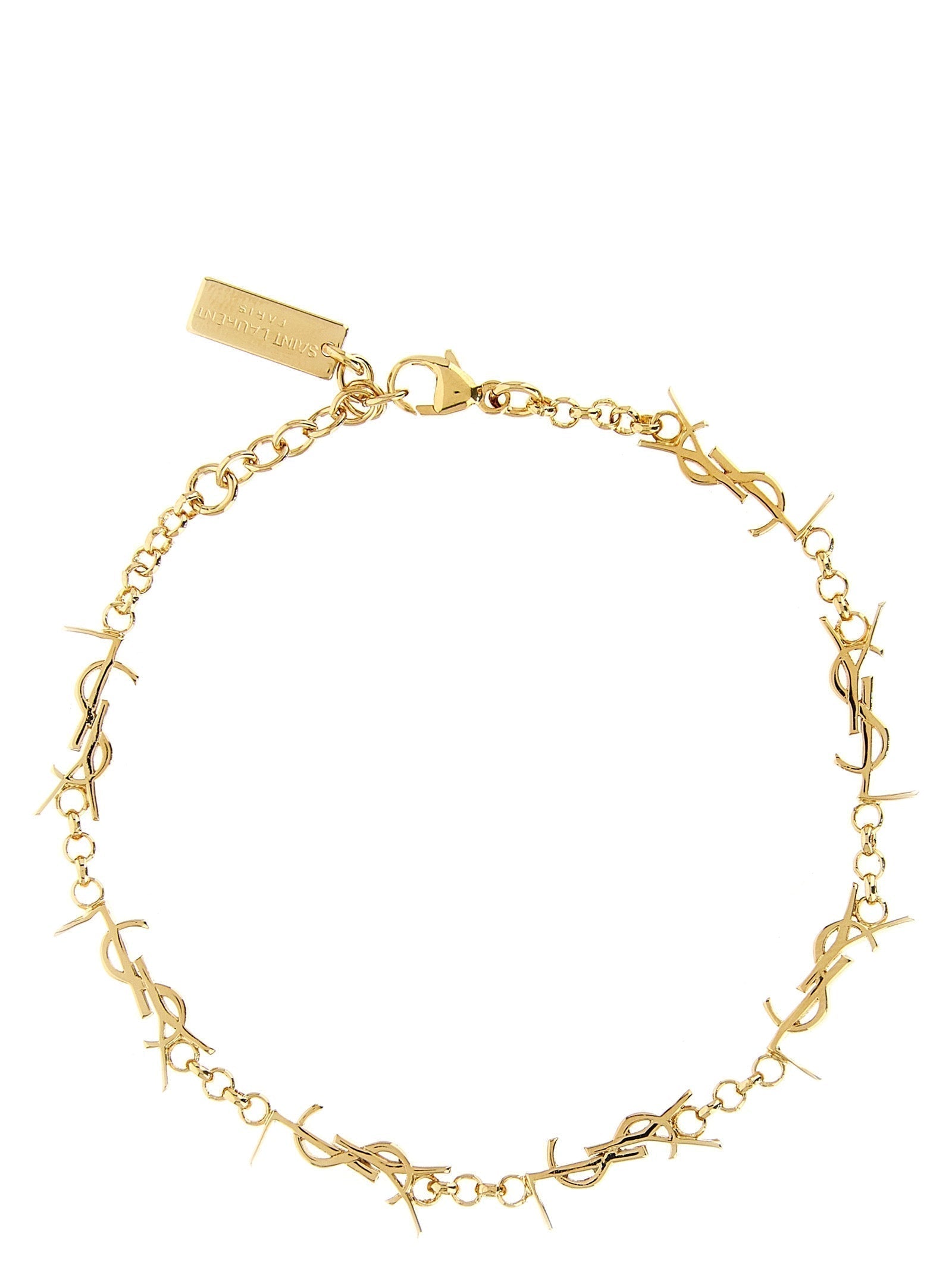 SAINT LAURENT - SAINT LAURENT - ’Cassandre’ multi-charm bracelet - Women’s Accessories