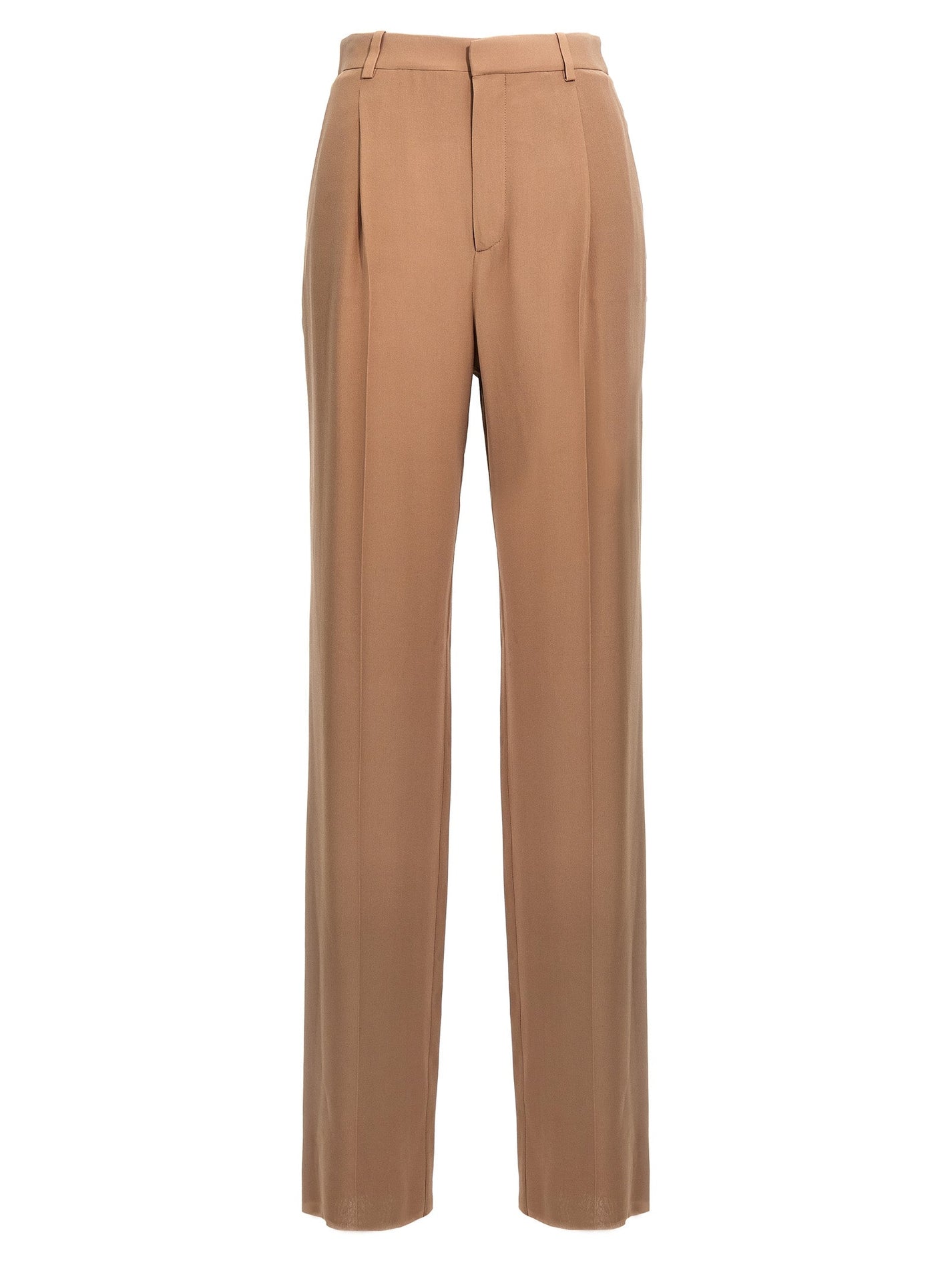 SAINT LAURENT - SAINT LAURENT - Crepe silk pants - Women’s Pants