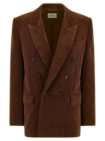 SAINT LAURENT - SAINT LAURENT - Corduroy blazer - Women’s Clothing