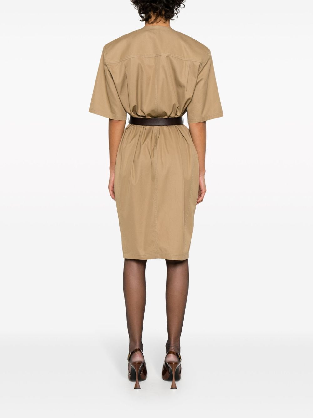 Saint Laurent - Saint Laurent Dresses Beige - Women’s Clothing