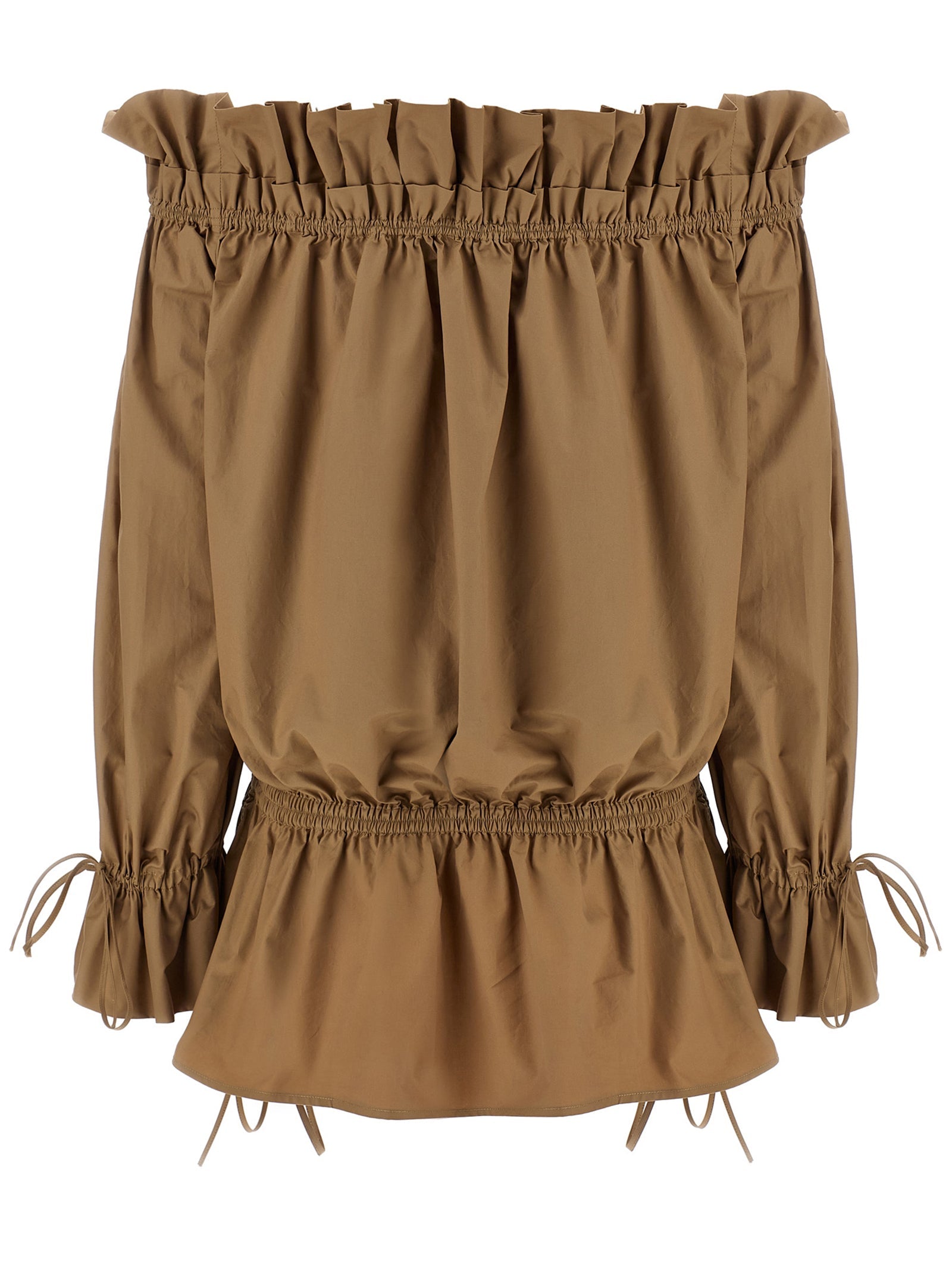 SAINT LAURENT - SAINT LAURENT - Curled dress - Women’s Clothing