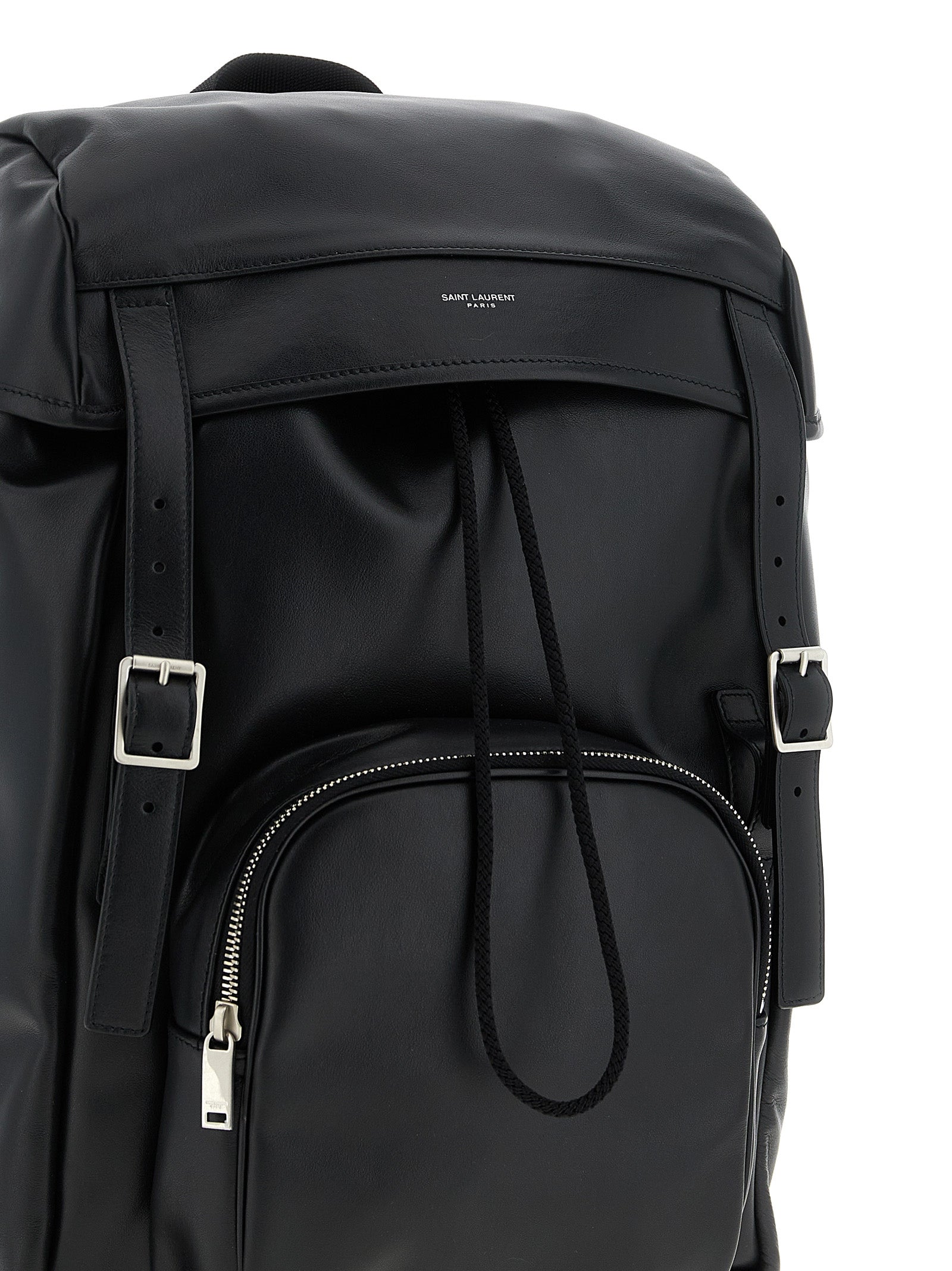 SAINT LAURENT - SAINT LAURENT - Leather backpack - Men’s Bags