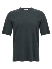 SAINT LAURENT - SAINT LAURENT - Logo embroidery t-shirt - Men’s Tops