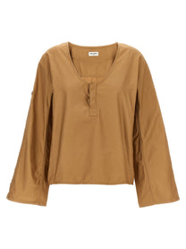 SAINT LAURENT - SAINT LAURENT - Twill blouse - Women’s Tops