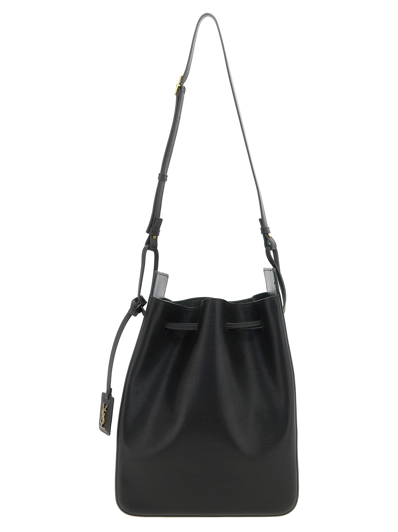 SAINT LAURENT - SAINT LAURENT - Large leather bucket bag - Women’s Bags