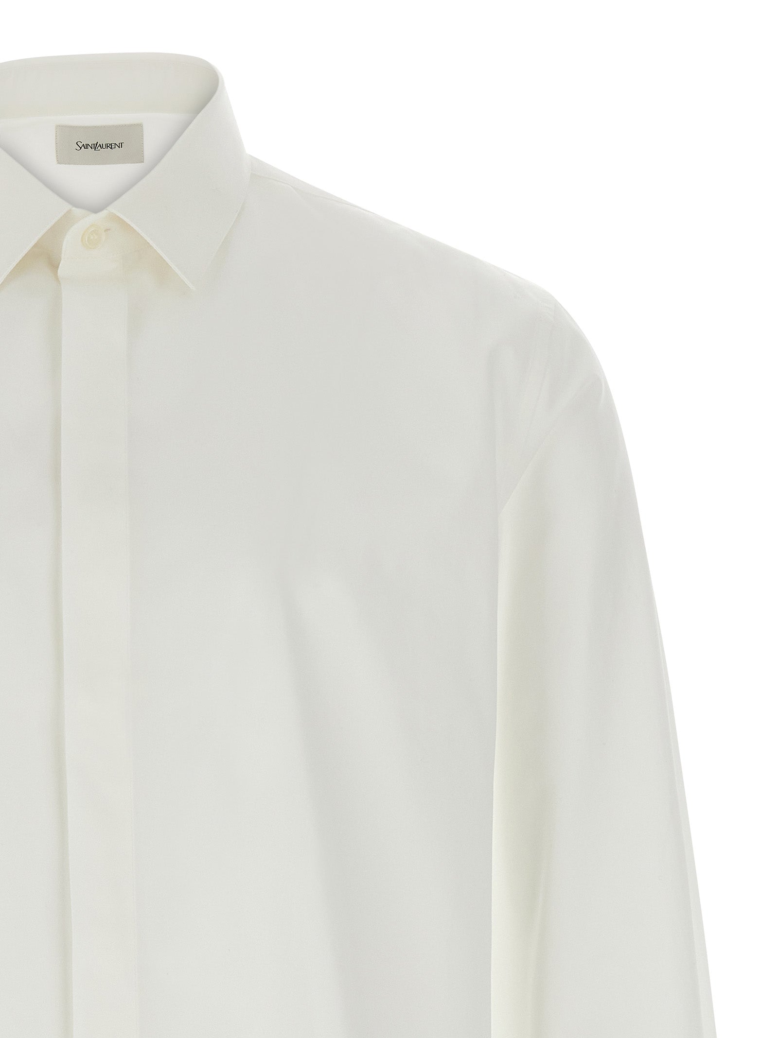 SAINT LAURENT - SAINT LAURENT - Cotton shirt - Men’s Tops