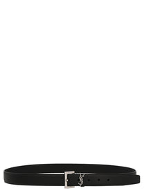 SAINT LAURENT - SAINT LAURENT - ’Monogram’ belt - Men’s Accessories