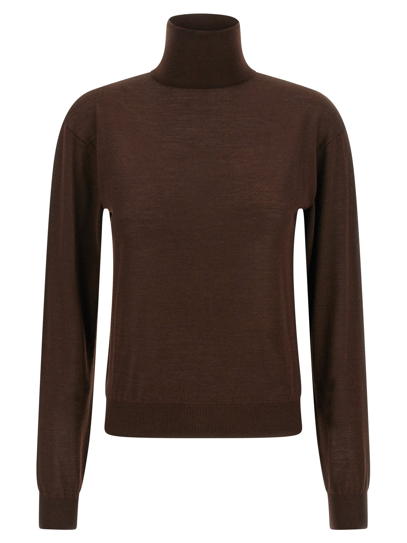 SAINT LAURENT - SAINT LAURENT - Turtleneck sweater dropped shoulders - Women’s Knitwear