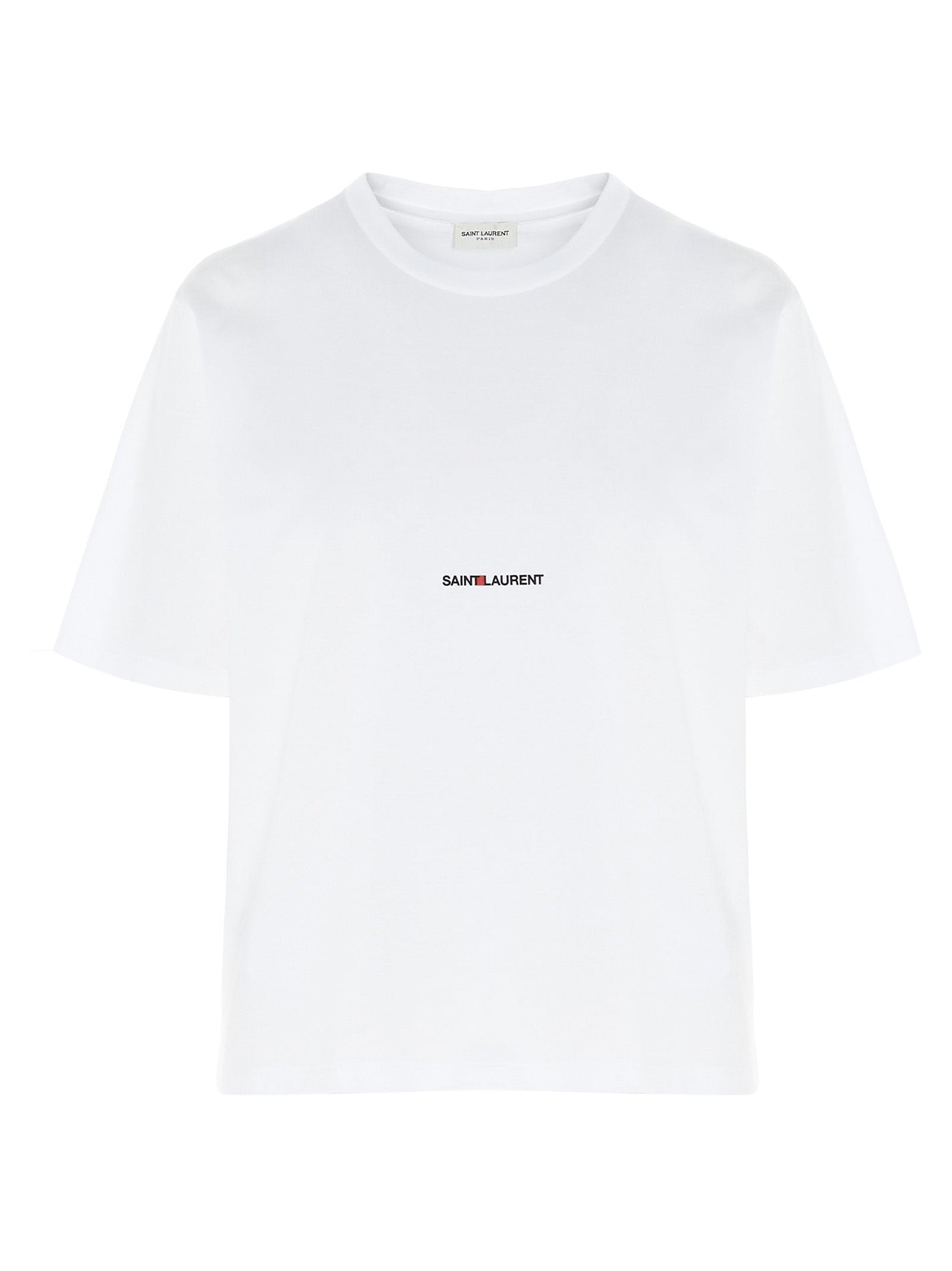 SAINT LAURENT - SAINT LAURENT - ’Saint Laurent Rive gauche’ T-shirt - Women’s Tops