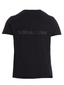 SAINT LAURENT - SAINT LAURENT - ’Saint Laurent reverse’ T-shirt - Men’s Tops