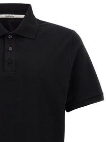 SAINT LAURENT - SAINT LAURENT - Logo embroidery polo shirt - Men’s Top