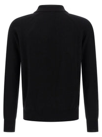 SAINT LAURENT - SAINT LAURENT - Wool polo shirt - Men’s Tops
