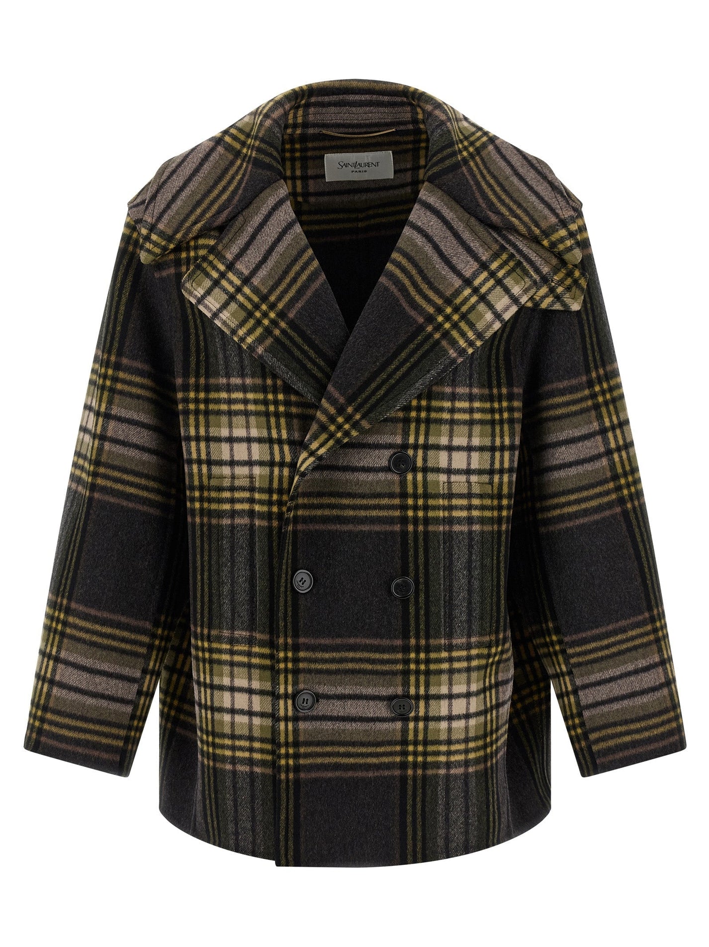 SAINT LAURENT - SAINT LAURENT - Caban coat - Women’s Outerwear