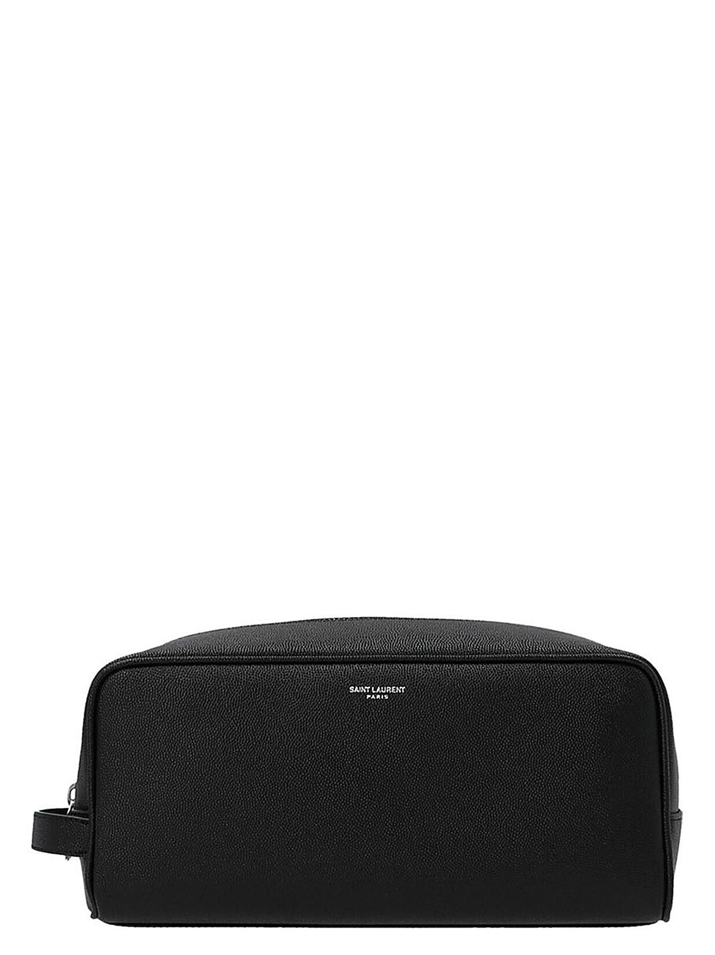 SAINT LAURENT - SAINT LAURENT - Logo beauty case - Men’s Bags