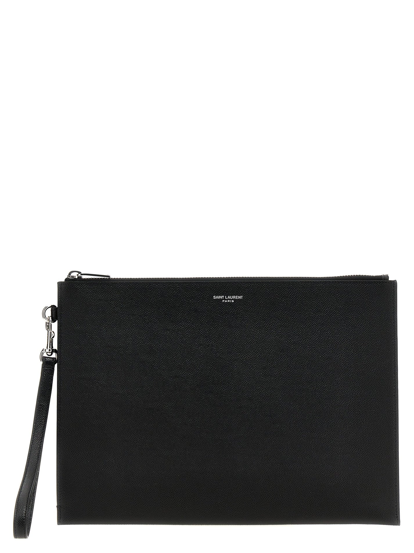 SAINT LAURENT - SAINT LAURENT - Logo I-Pad holder - Men’s Bags