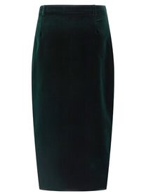 SAINT LAURENT - SAINT LAURENT - Velvet skirt - Women’s Bottoms